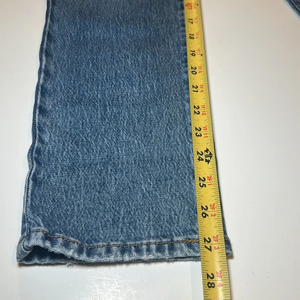 Pacsun stretch mom jean high rise straight leg size‎ 25 color blue